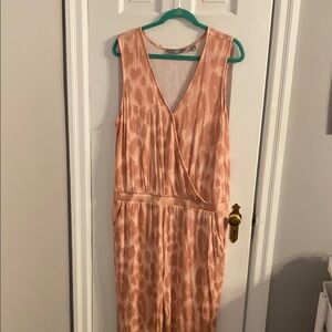 G by Giuliana Women’s Size XL Shades of Pink Sleeveless Jumpsuit 1 piece outfit